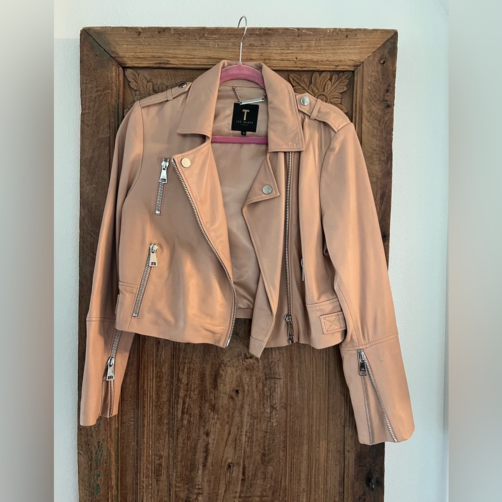 Ted Baker 100% Ovine Leather jacket